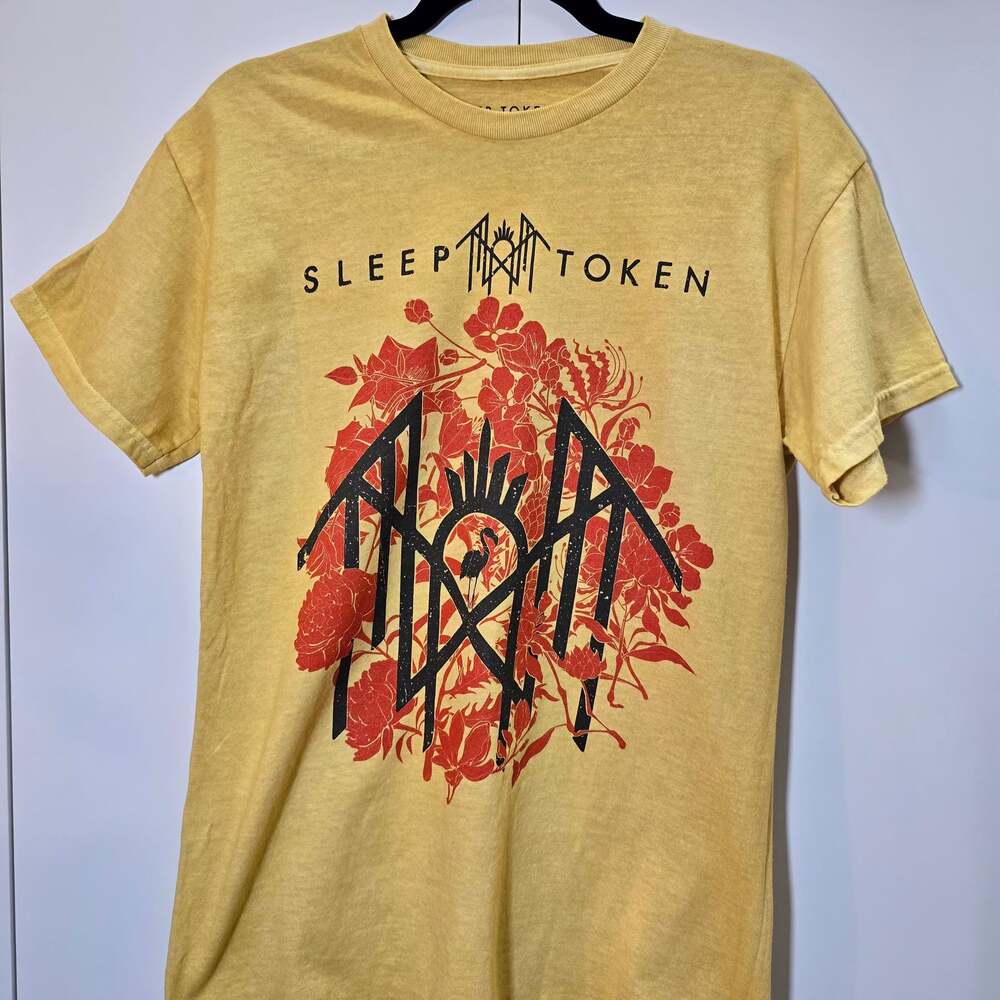 Sleep Token Band Merch Floral Logo Graphic T-Shirt